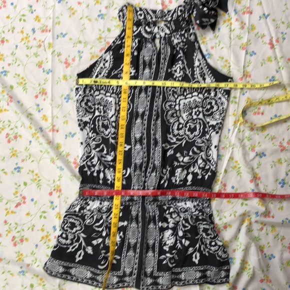 WHBM Silk Bow Blouse - Picture 11 of 16